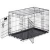 Ferplast Klatka dla psa Dog-Inn 75, 77,4 x 48,5 x 54,6 cm, szara