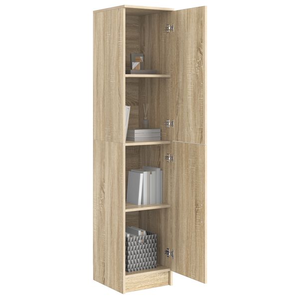 vidaXL Highboard Dąb Sonoma 35 x 39 x 168 cm