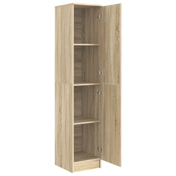 vidaXL Highboard Dąb Sonoma 35 x 39 x 168 cm
