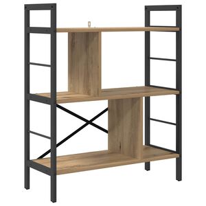 vidaXL P&oacute;łka na książki 5 poziomy 75 x 30 x 91 cm Drewno inżynieryjne
