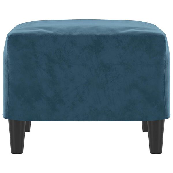 vidaXL Podn&oacute;żek, niebieski, 60x50x41 cm, tapicerowany aksamitem