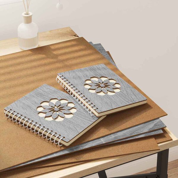 vidaXL Panele dekoracyjne 50 pcs Szary Sonoma 40 x 60 x 0.27 cm