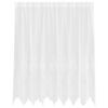 vidaXL Firanka Koronkowa z zasłonami Biały 140 x 200 cm Poliester