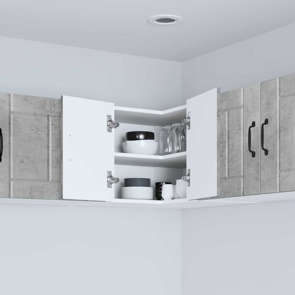 vidaXL Szafka kuchenna Betonowy szary 57 x 57 x 40 cm