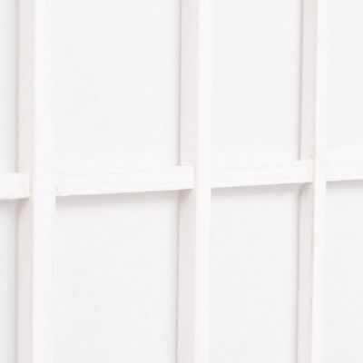 vidaXL Składany parawan 4-panelowy w stylu japońskim, 160x170, biały