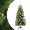 vidaXL Sztuczna choinka Zielony 120 cm PE i PVC