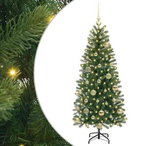 vidaXL Sztuczna choinka Zielony 120 cm PE i PVC