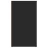 vidaXL Szafka, czarna, 100x33x59,5 cm, materiał drewnopochodny