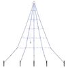 vidaXL Ledowa Choinka Bożonarodzeniowa z Kolcami do Ziemi 182 cm Metal