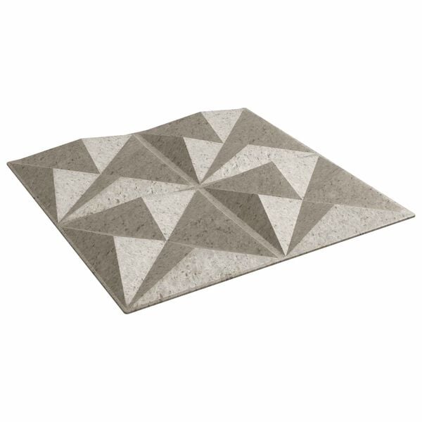 vidaXL Panele ścienne 12 pcs Beton origami 50 x 50 cm Pianka XPS