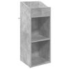 vidaXL Szafka na płyty winylowe Betonowy szary 36 x 36 x 95,5 cm