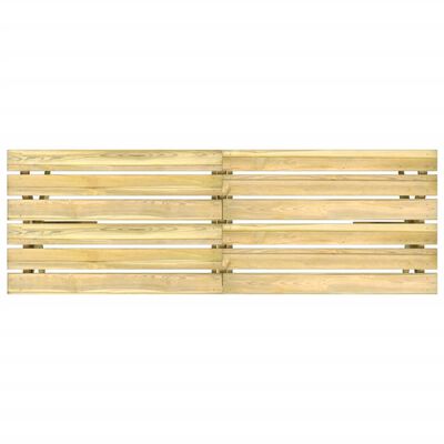 vidaXL Stół ogrodowy, 220x73x70 cm, impregnowane drewno sosnowe