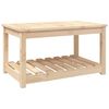 vidaXL Stolik ogrodowy, 82,5x50,5x45 cm, lite drewno sosnowe