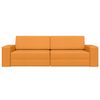 vidaXL Sofa Bed 200cm Ciemny Ż&oacute;łty tkanina