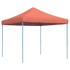 vidaXL Składany namiot imprezowy typu pop-up, terakota, 292x292x315 cm