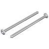 vidaXL Śruba 2 szt. Srebrny M6 x 100 mm Stal