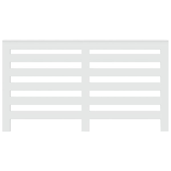 vidaXL Osłona na grzejnik, biała, 149x20x82cm, materiał drewnopochodny