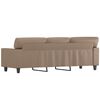 vidaXL 3-osobowa sofa, cappuccino, 180 cm, sztuczna sk&oacute;ra