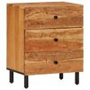 vidaXL Szafka nocna, 50x33x60 cm, lite drewno akacjowe