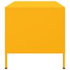 vidaXL Stolik kawowy, musztardowy, 68x50x50,5 cm, stal