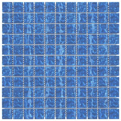 vidaXL Płytki mozaikowe 11 szt., niebieskie, 30x30 cm, szkło