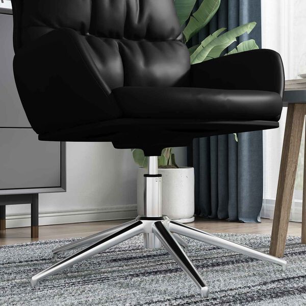 vidaXL Cylinder gazowy do krzesła biurowego chrom 9 cm Żelazo