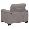 vidaXL Sofa Fotel Taupe 100x81x84 cm Tkanina