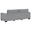 vidaXL Sofa 3-osobowa, jasnoszara, 220x77x82 cm, tapicerowana tkaniną