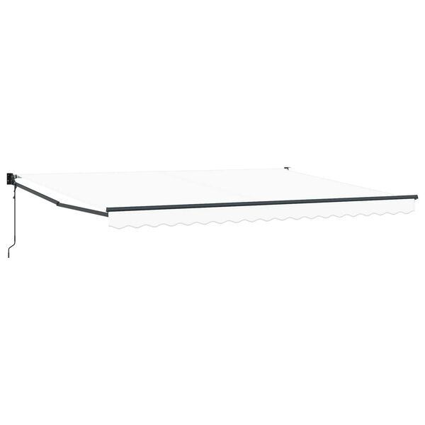 vidaXL Markiza Biały 450 x 300 x 165 cm Poliester i Metal