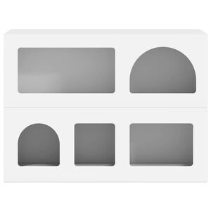 vidaXL Bufet Biały 80,5 x 35 x 59 cm Materiał drewnopochodny