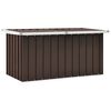 vidaXL Skrzynia ogrodowa brązowa 129x67x65 cm