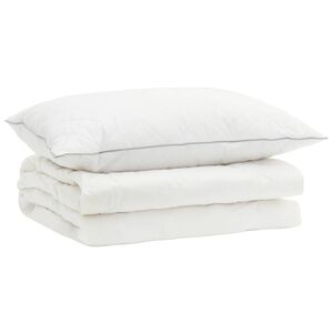 vidaXL Zestaw kołdry 90% z gęsiego puchu FULDA 2 szt. 152 x 203 cm