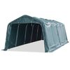vidaXL Namiot dla bydła, PVC 550 g/m&sup2;, 3,3 x 8 m, ciemnozielony