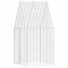vidaXL Klatka dla kr&oacute;lika srebrny 100 x 100 x 210 cm Stal ocynkowana