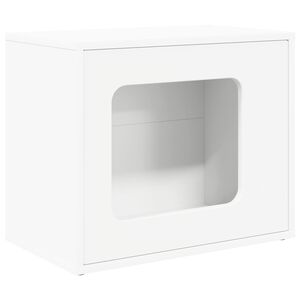 vidaXL Koty Dom Biały 51 x 30 x 42,5 cm Drewno inżynieryjne