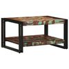 vidaXL Stolik kawowy wielokolorowy 70x50x38 cm lite drewno odzyskane