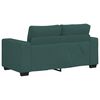 vidaXL Sofa 2-osobowa Ciemnozielona 160x77x82 cm Tkanina