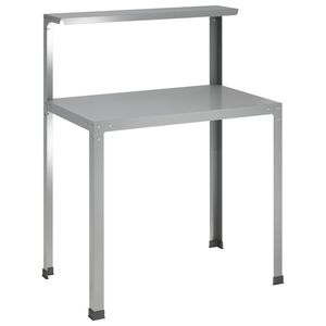 vidaXL St&oacute;ł do przesadzania 100 x 50 x 104 cm Stal ocynkowana srebrny