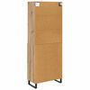 vidaXL Highboard z szufladą Dąb rzemieślniczy 69,5 x 34 x 180 cm