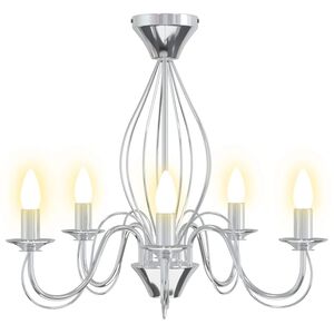 vidaXL Żyrandol E14 Metal chromowany &Oslash; 52 x 47 cm