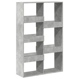 vidaXL Regał, szarość betonu, 100x33x155,5 cm, materiał drewnopochodny