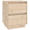 vidaXL Szafka nocna, 40 x 35 x 50 cm, lite drewno sosnowe