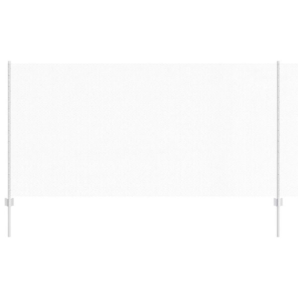 vidaXL Ogrodzenie z słupkiem Srebrny 1,2 x 50 m Stal