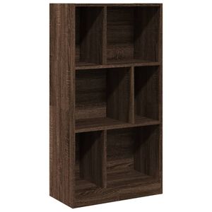 vidaXL Regał, brązowy dąb, 57x28,5x107,5 cm, materiał drewnopochodny