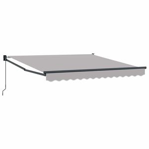 vidaXL Markiza wysuwana jasnoszary 300 x 250 x 165 cm