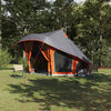 vidaXL Rodzinny namiot tipi Szary i pomarańczowy 508 x 470 x 300 cm