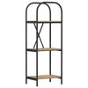 vidaXL P&oacute;łka na książki 3 poziomy 40 x 30 x 109 cm Dąb rzemieślniczy