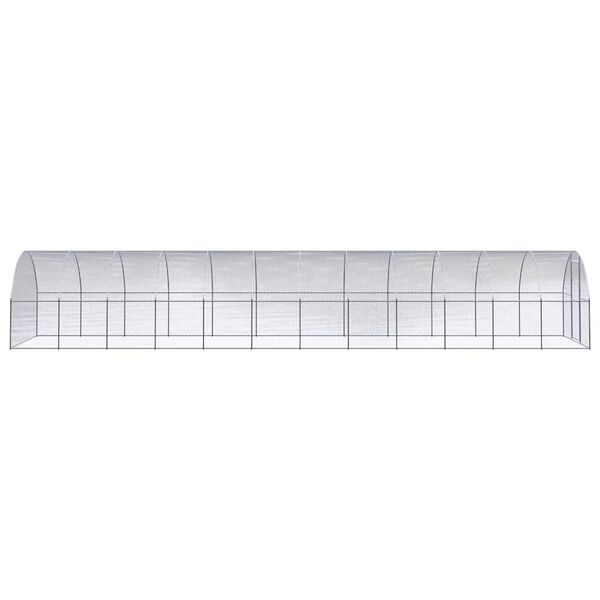 vidaXL Klatka zewnętrzna dla kurcząt, 3x12x2 m, stal galwanizowana
