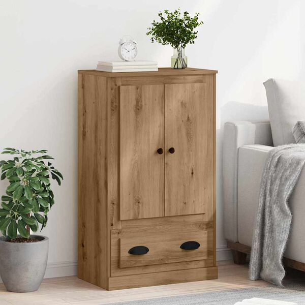 vidaXL Highboard z szufladą Dąb rzemieślniczy 60 x 35,5 x 103,5 cm