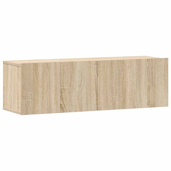 vidaXL Zestaw 3szafek telewizyjnych, dąb sonoma